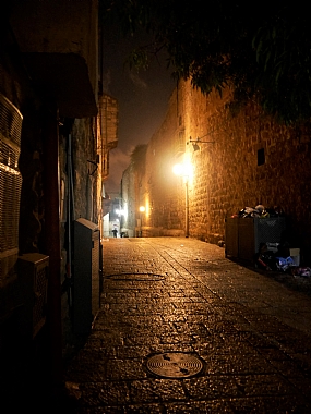 הרובע היהודי בלילה