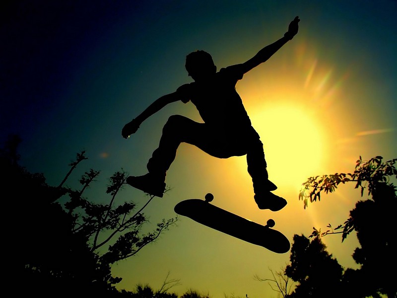 .. skate is in the air
