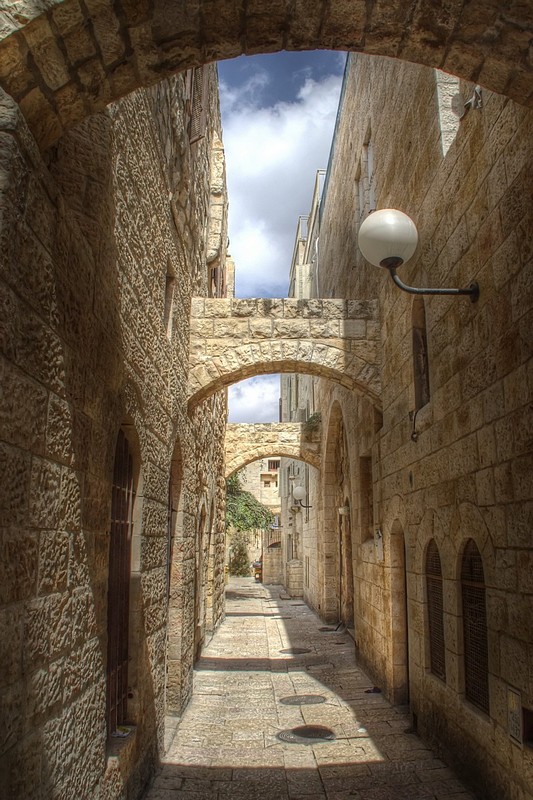 רחוב ברובע היהודי