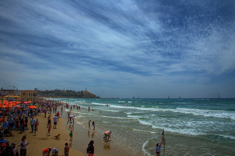 חוף תל-אביב, מבט ליפו