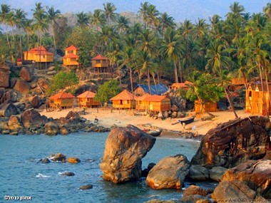 חוף Palolem בגואה-הודו