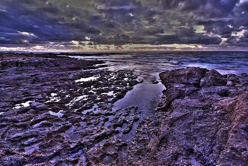 חוף של סלעים