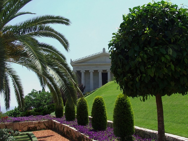 פינה בגן הבהאי