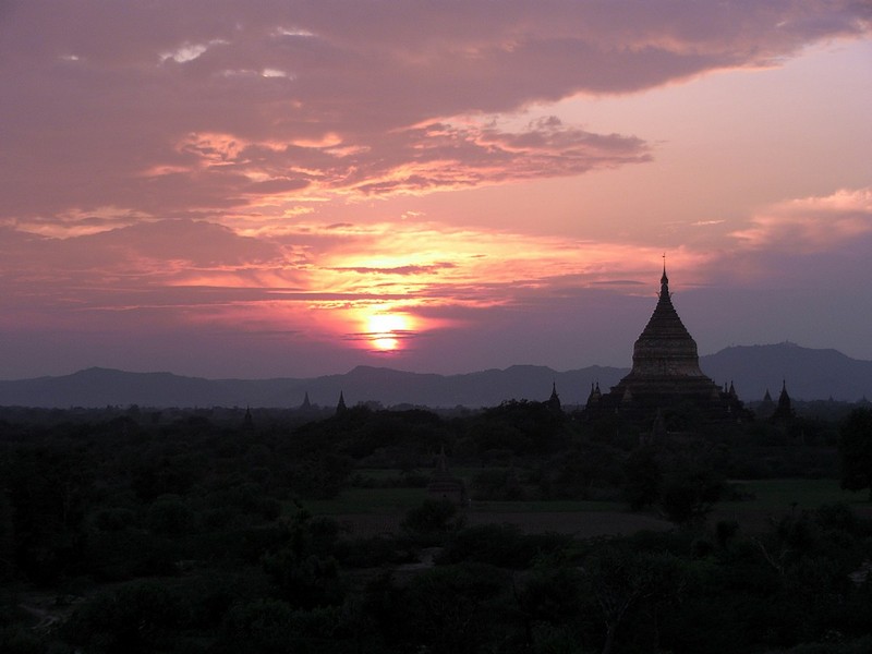 באגן מינמאר זריחה