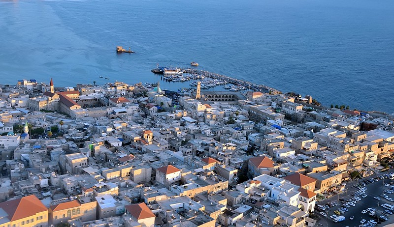 עכו על המפה