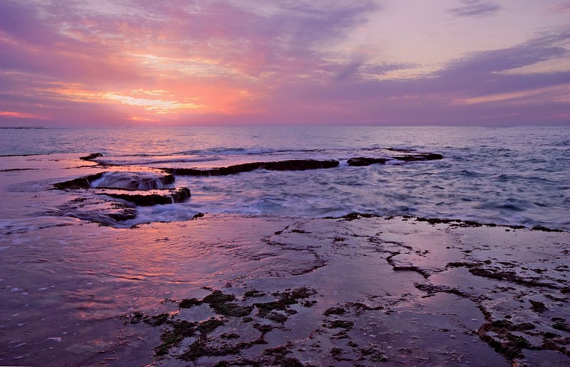 שקיעה כתומה