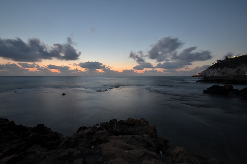 ראש הנקרה לקראת שקיעה