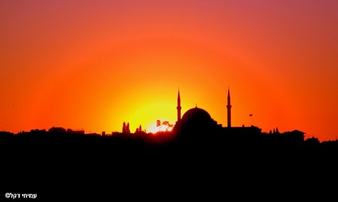 שקיעה מעל איסטנבול
