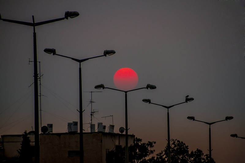 שקיעה אורבנית