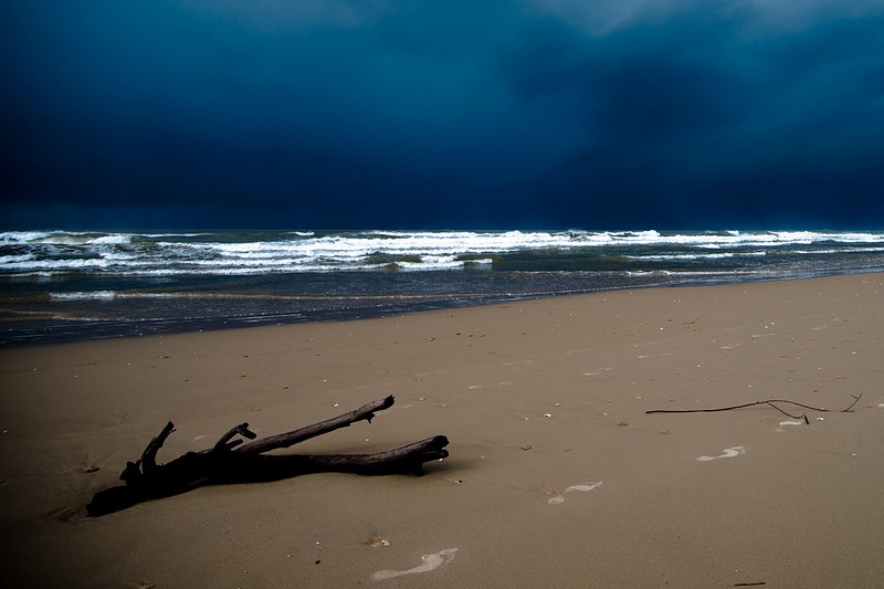 שקיעה סוערת בתחנה