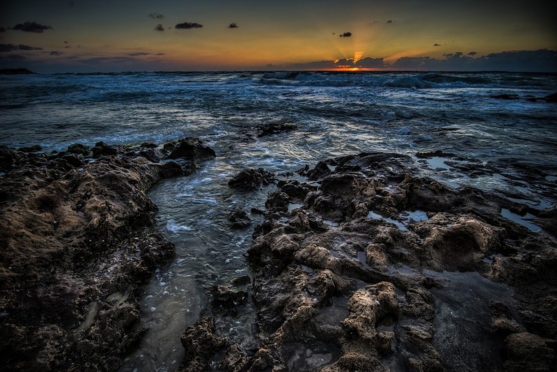 שקיעה בפלמחים