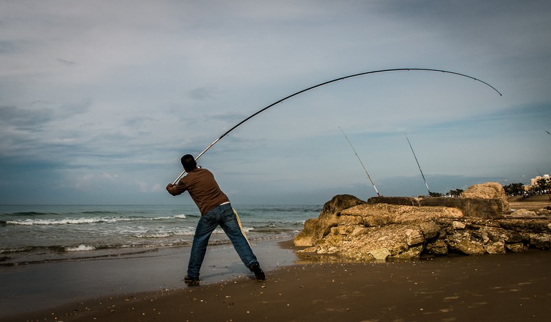 דייג בפעולה