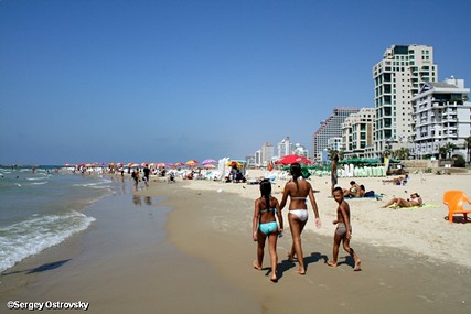 בחוף של תל אביב