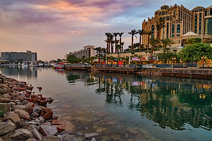 אילת בדמדומים