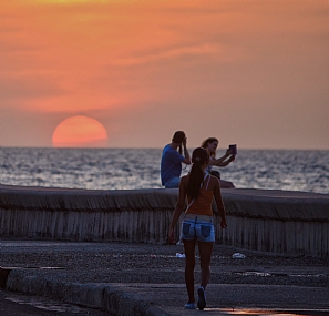 הקסם הזהוב של השקיעה.