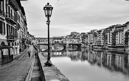 Morning has broken. | ריצת בוקר  פירנצה  גשר פונטה וקיו  