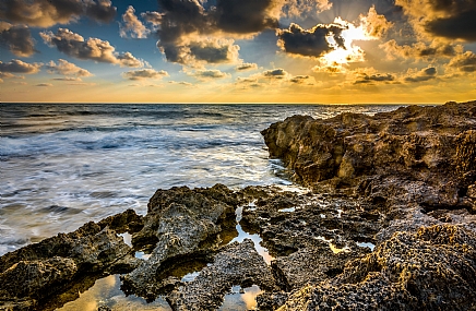 שקיעה בשמורת הבונים