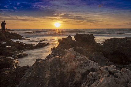 שקיעה בנוה ים