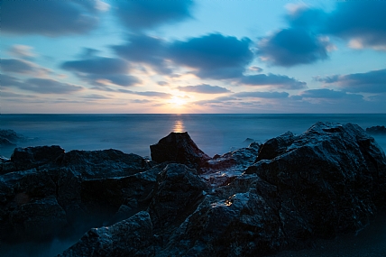 שקיעה כחולה