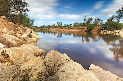 נחל שורק בחשיפה ארוכה