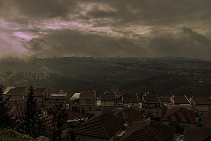 ירושלים ביום חורפי
