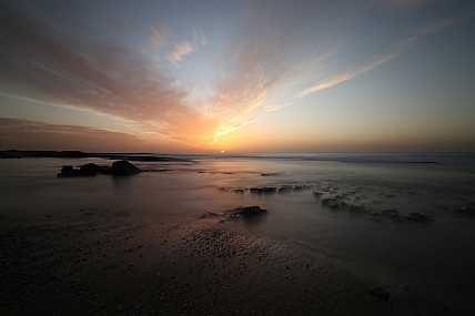 שקיעה באכזיב