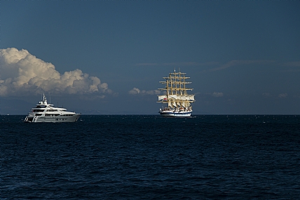 הים בדרך אמלפי איטליה