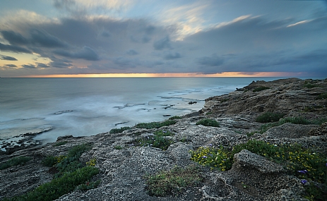 שקיעה אביבית
