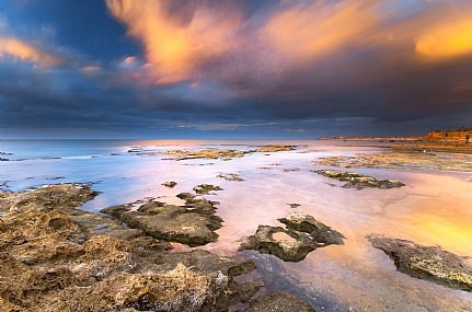 שקיעה בפלמחים