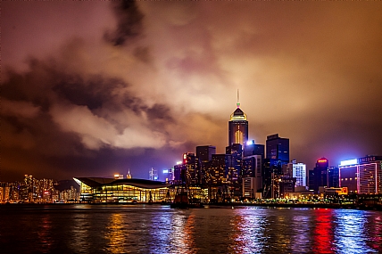 צילום לילה-הונג קונג