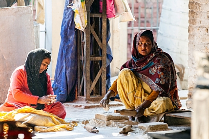 הכנת בצק בהודו | הכנת בצק בהודו באתר הקדוש של הסיקים 