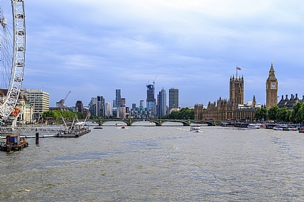 לונדון - מבט מהתמזה.