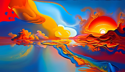 חום האש צליל המים