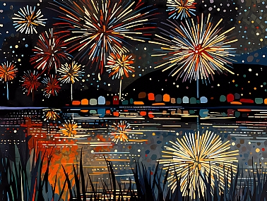 זיקוקים וכוכבים