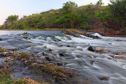 נחל איילון בשקיעה