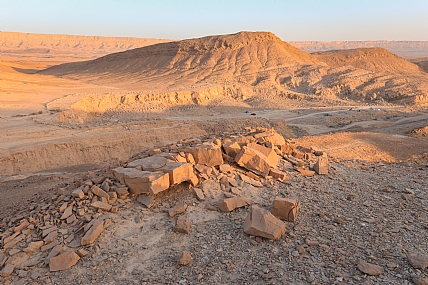 בוקר במכתש רמון
