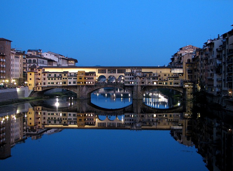 Ponte Vecchio At Night
