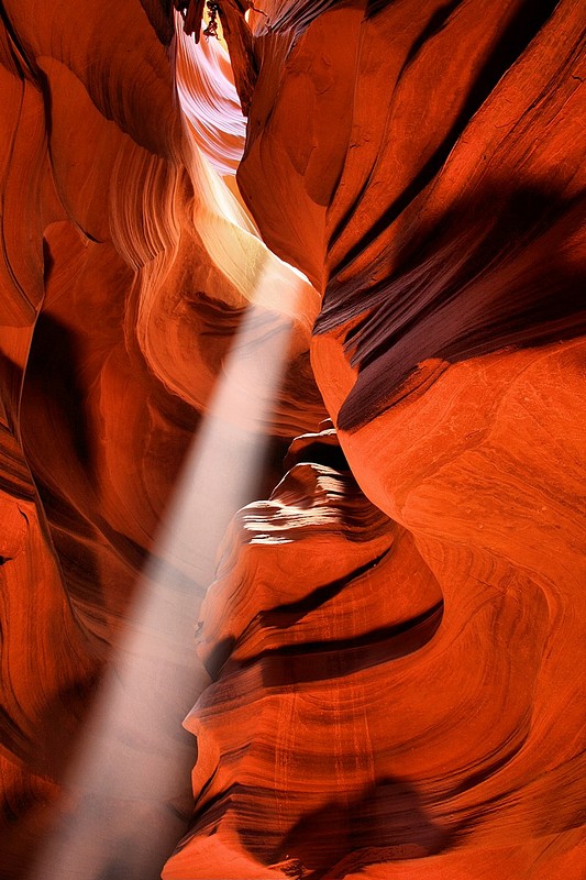 קניון אנטילופ, קרן אור