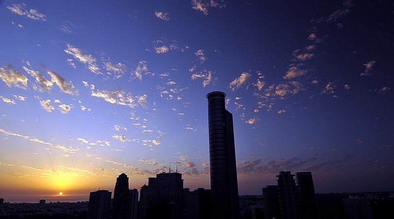 שקיעה אורבאנית