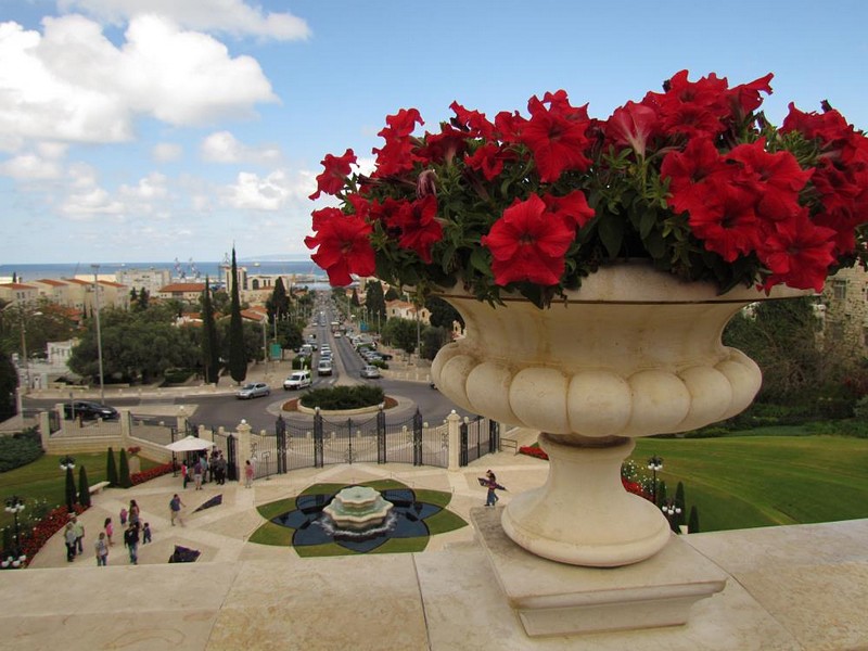 חיפה -מבט ממרכז הבהאים